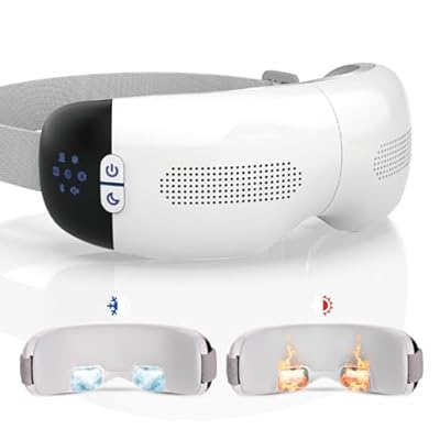 Smart Eye Massager — Heat, Air & Bluetooth