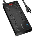 Smart Power Strip 4 Outlets 4 USB Ports