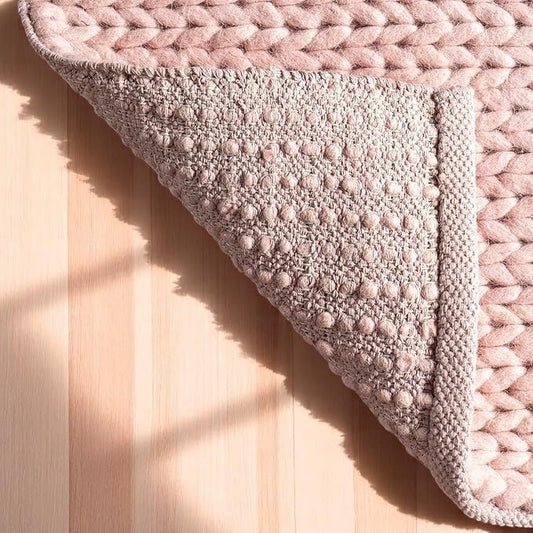 Chunky Knit Throw Rug