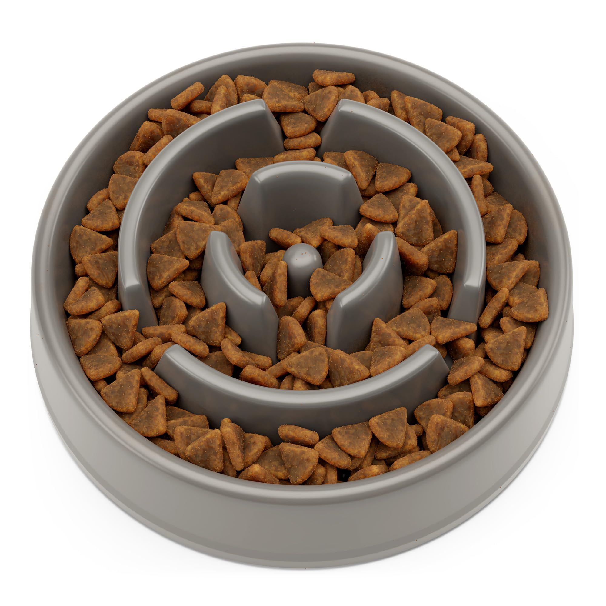Anti-Gulp Slow Feeder Dog Bowl