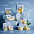 Reusable Silicone Food Storage Bags 5-Pack