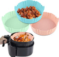 Reusable Silicone Air Fryer Liners Set 5 Sizes Non-Stick