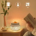 Ceramic Electric Wax Melt Warmer with LED Night Light