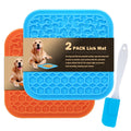 Pet Lick Mat with Suction Cups Slow Feeder for Dogs & Cats