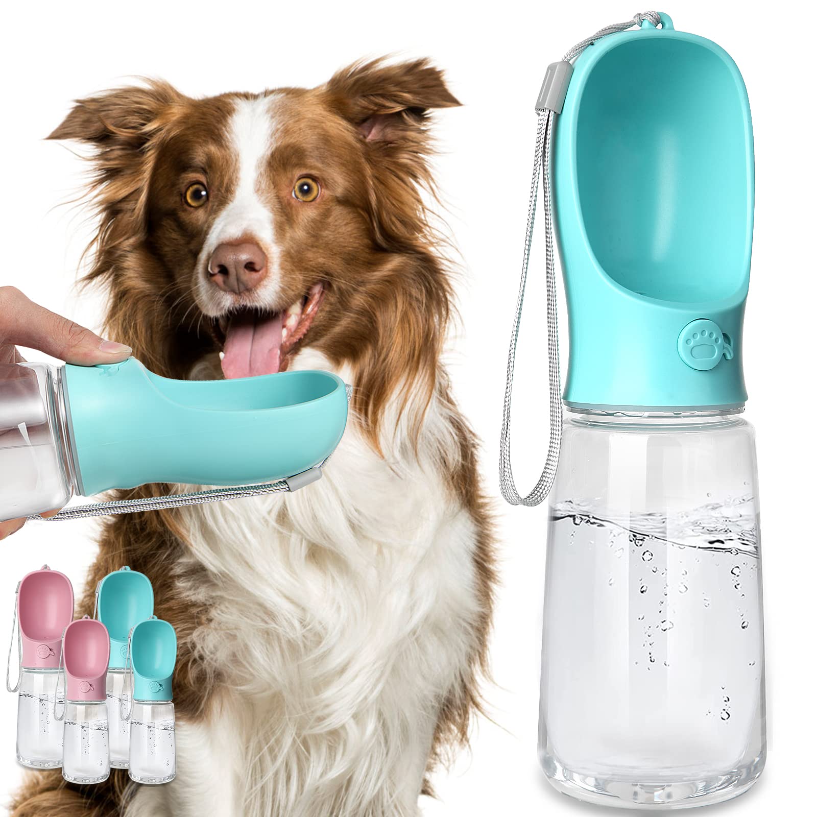 Portable Leak-Proof Dog Water Bottle 350ml