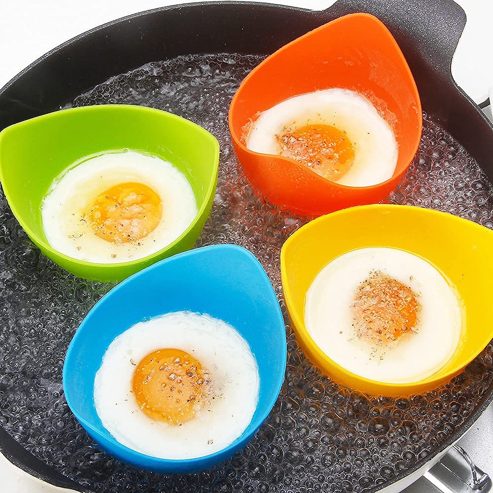 Silicone Egg Poacher Cups Set of 4