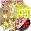 Reusable Beeswax Food Wraps 5-Pack Assorted