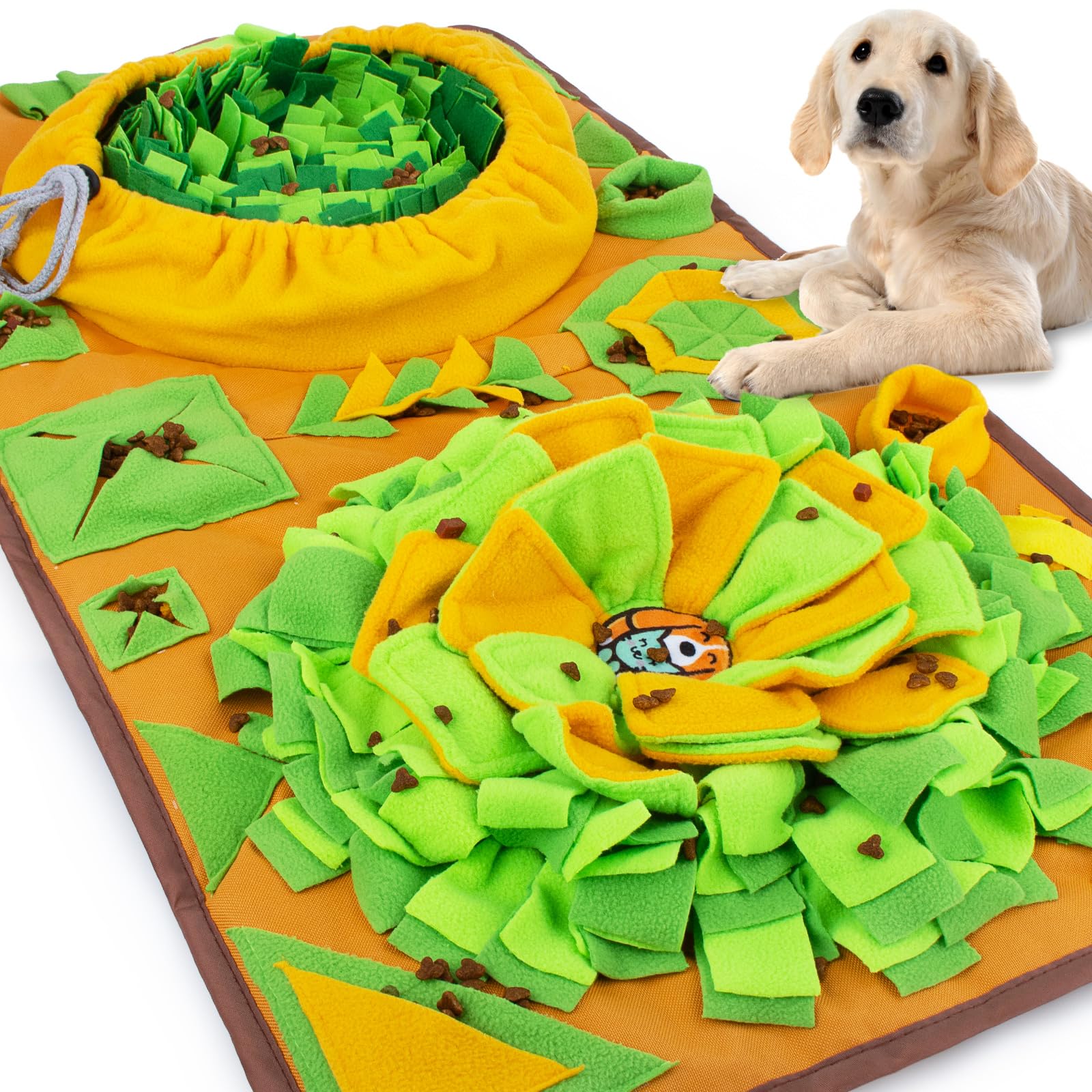 Interactive Dog Snuffle Mat Nose Work Enrichment Toy