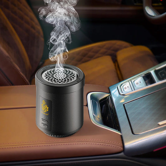 Portable Electric Incense Burner — Charcoal Oud Aroma Diffuser