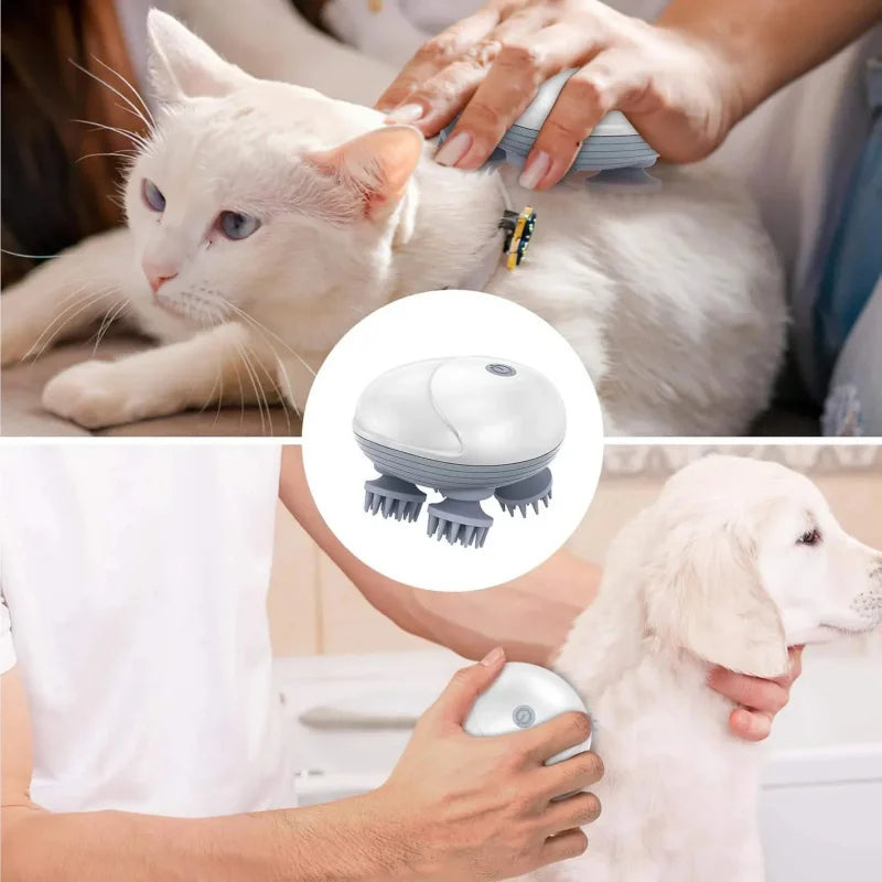 Electric scalp massager waterproof USB