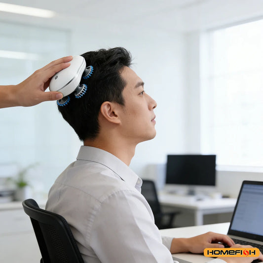 2-in-1 Electric Scalp & Pet Massager — Rechargeable Vibration Brush