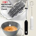 Electric handheld milk frother