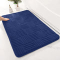 Simple bathroom absorbent floor mat thick striped toilet mat shower room non-slip foot mat dirt-resistant entrance mat