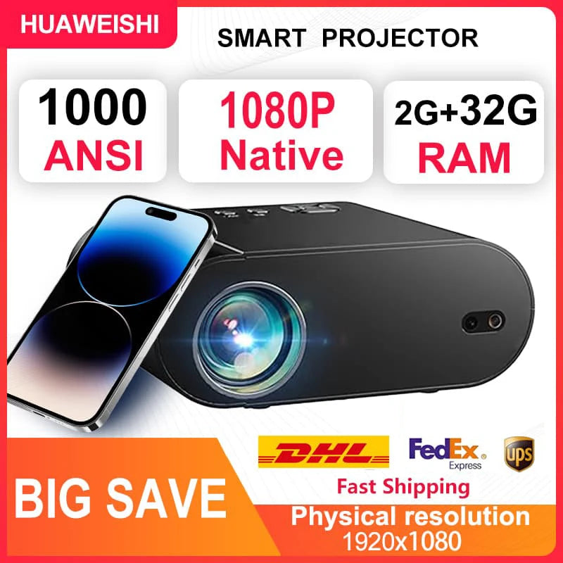 Mini portable projector home theater