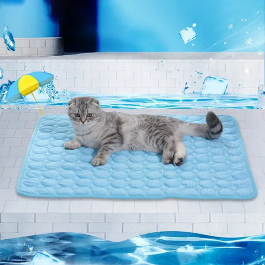 Cooling Pet Ice Mat — Summer Sleeping Pad for Dogs & Cats