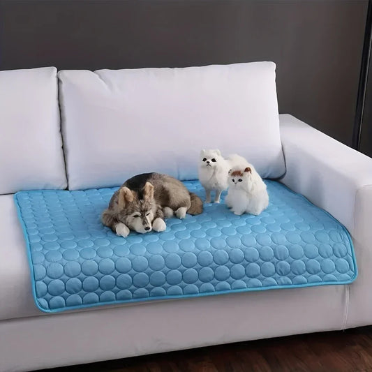 Breathable Cooling Pet Pad — Washable Summer Sleeping Mat