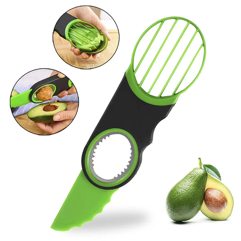 Avocado slicer 3-in-1 kitchen tool