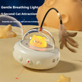 Automatic interactive cat toy feather laser