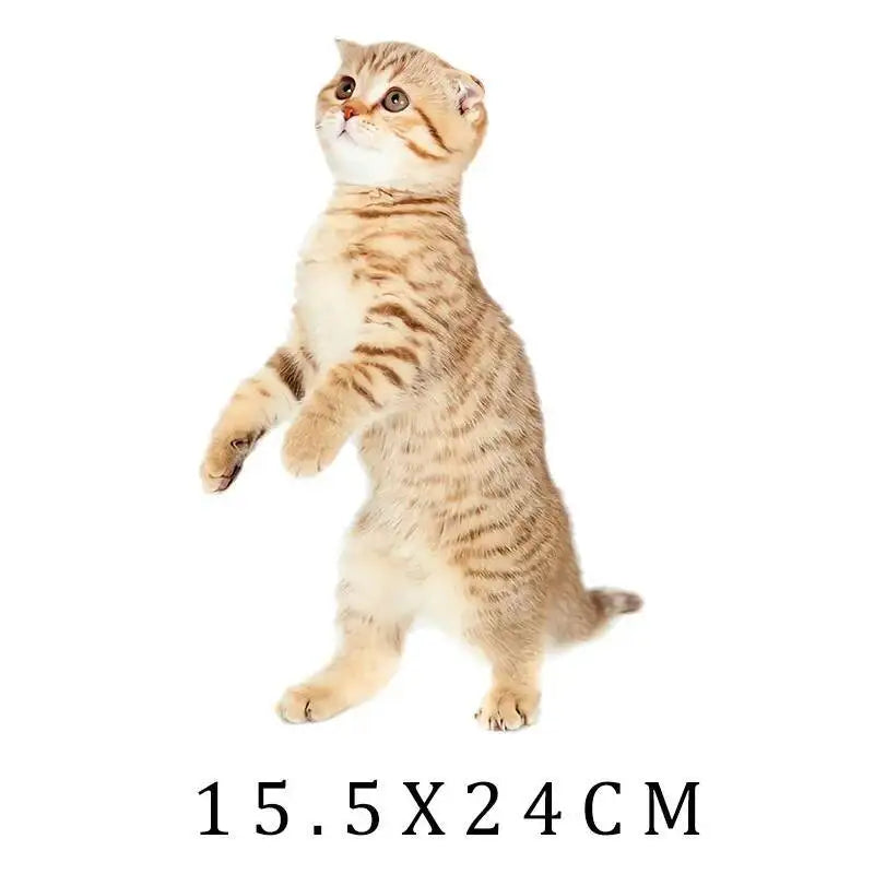 Animal Cat dog Cartoon Girl Patches Heat Trasnfer Thermal Stickers Iron-On Transfers For Clothing Print Washable