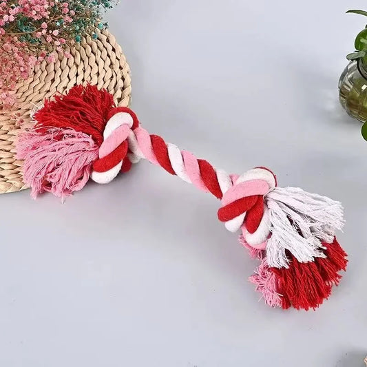 Cotton Rope Chew Toy — Molar Care for Small Dogs & Puppies