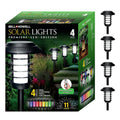 Bell + Howell Solar Powered Pathway Lights 4-Pack