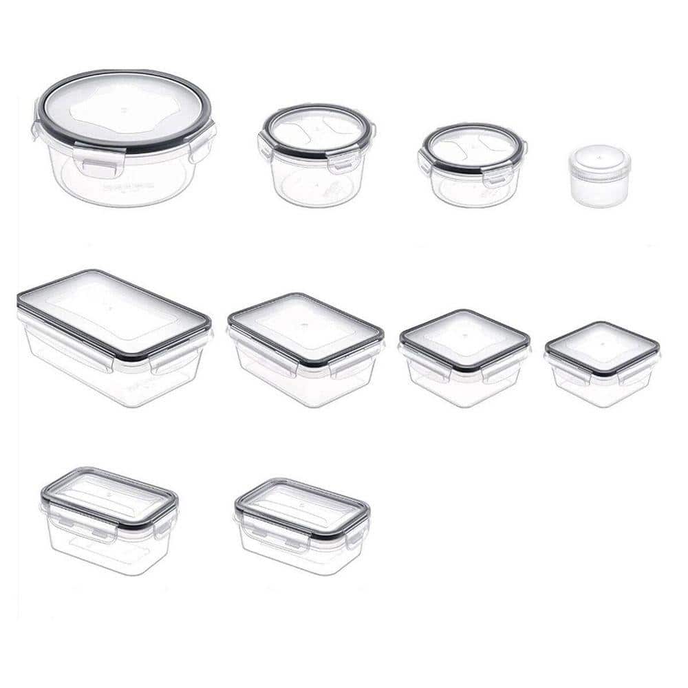 JFVKAF Airtight Food Storage Containers 20-Piece Set