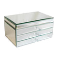Mele and Co Maxine Mirrored Jewelry Organizer Box