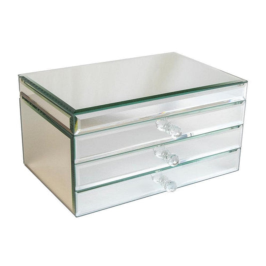 Mele and Co Maxine Mirrored Jewelry Organizer Box