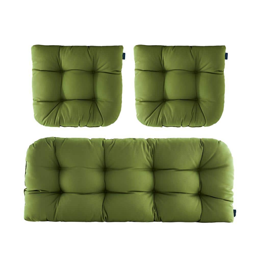 BLISSWALK 3-Piece Outdoor Chair Cushion Set