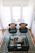 Modern Geometric Trellis Area Rug